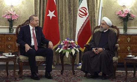 Rouhani meets Erdo?an as regional conflicts strain Iranian-Turkish ties